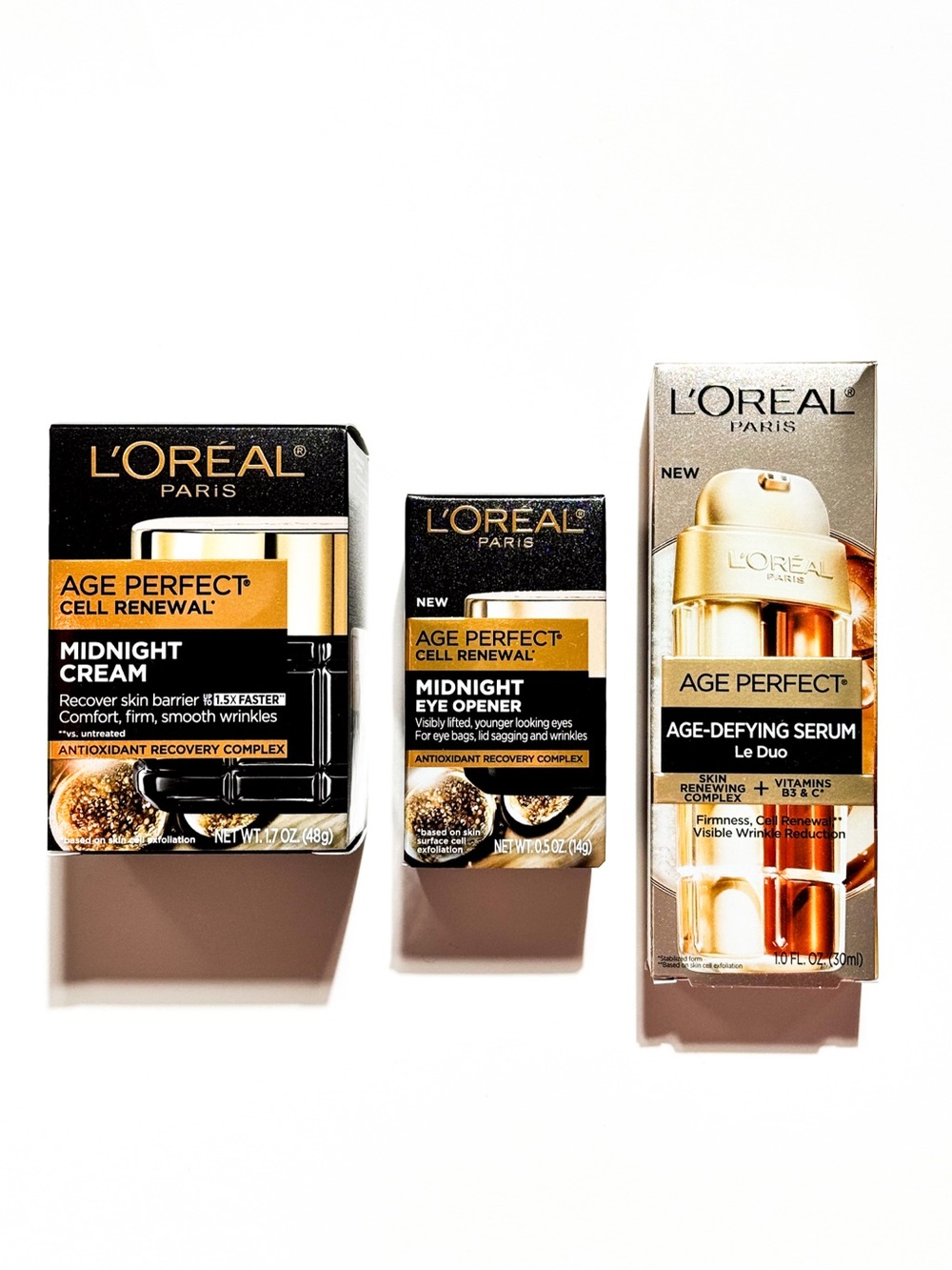 L’Oréal Paris Skincare Trio New in Box